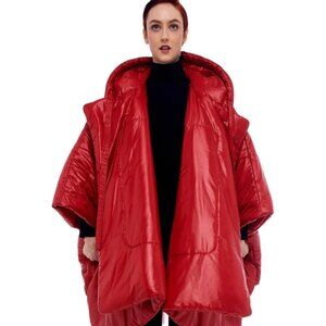 ORIGINAL "NORMA KAMALI" MODERN SLEEPING BAG COAT+ORIGINAL STORAGE BAG M/L